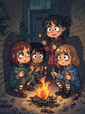 De meisjes met de zwavelstokjes